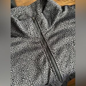 lululemon Lab Black Leopard Print Jacket jacquard matching pants in other ad